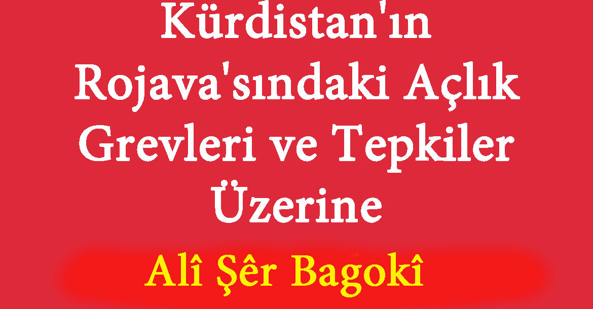 Kürdistan'ın Rojava'sındaki Açlık Grevleri ve Tepkiler Üzerine