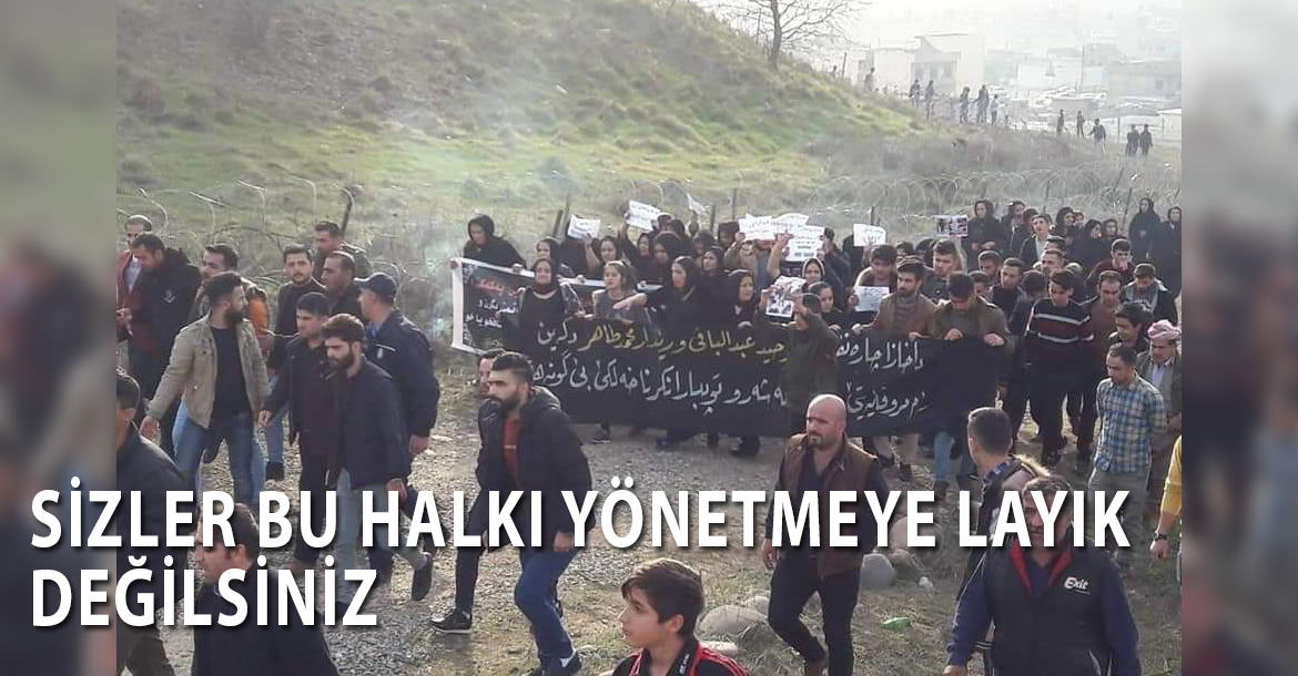 SİZLER BU HALKI YÖNETMEYE LAYIK DEĞİLSİNİZ