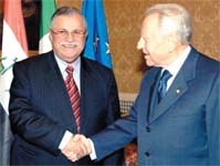 Federal Irak Cumhurbaşkanı, Celal Talabani Resmi bir ziyaret için İtalya’y