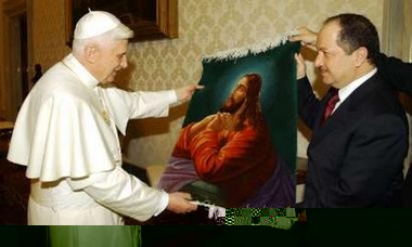 Serokê Kurdistan, Serdana Papa Benedictê 16 Kir