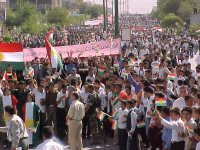 Kürtler, İran ve Türk Bombardımanını Protesto Etti