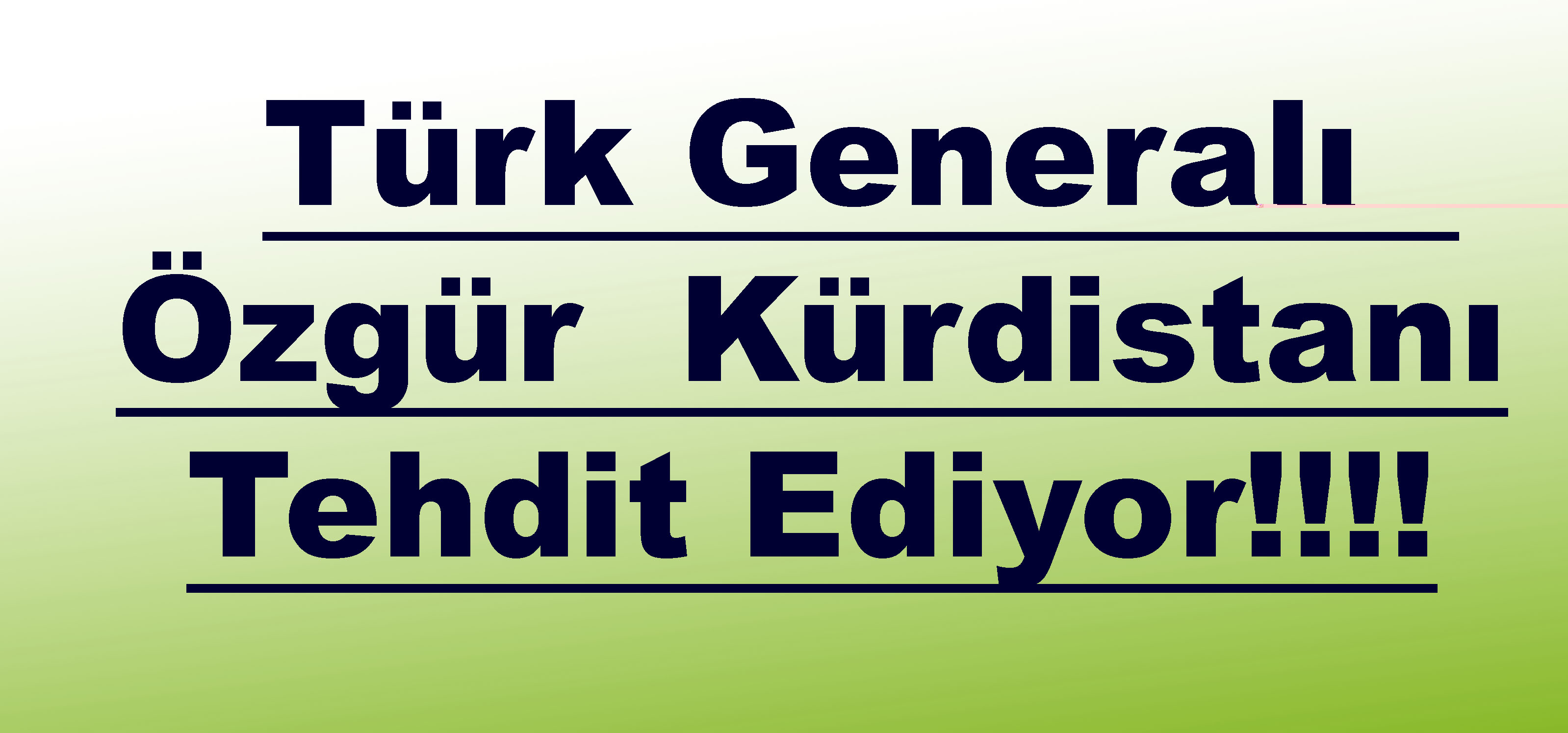 'K. Irak'ta devlet birinci derece risk