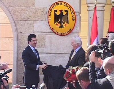 Konsulxaneya Elmanyayê bi awakî fermî li Hewlêr ê hate vekirin