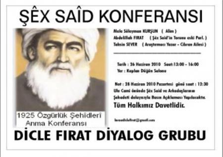 KONFERANSA ŞÊX SAÎD