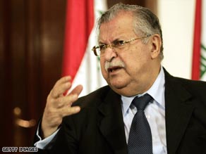 Asharq Al-Awsat Talks to Iraqi President Jalal Talabani | By Michel Abu Najm