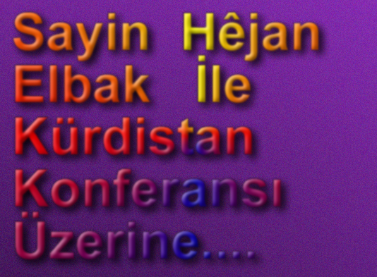 Ulusal Konferans/Hêjan  Elbak