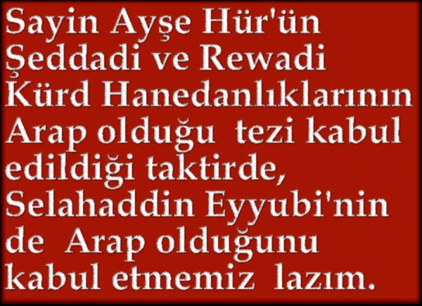 Sayın Ayşe Hür’ün  Malazgirt Savaşı ve   Kürd Tarihine  ilişkin çarpıtmaları(4)